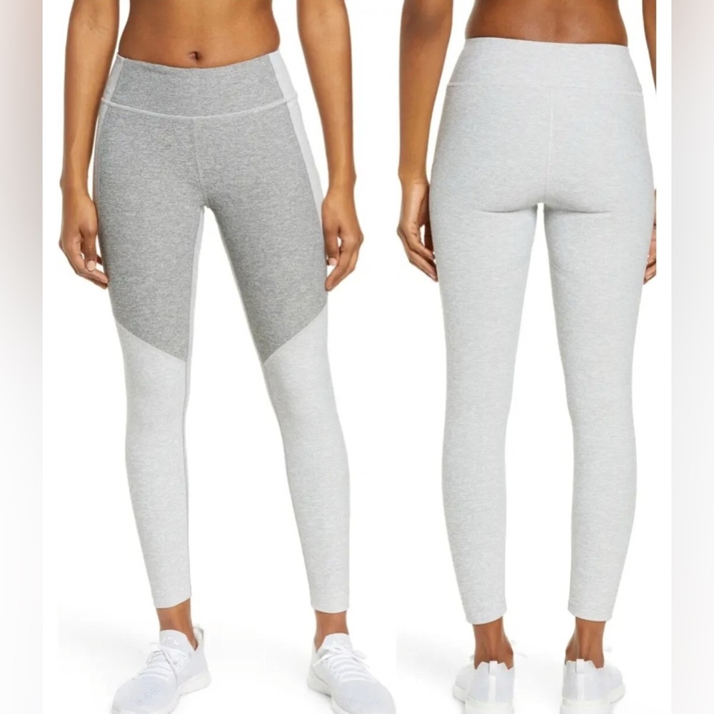 Outdoor Voices Two Tone 7/8 Legging, Heather Gray, Size M
